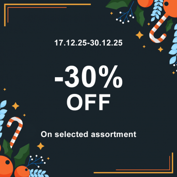 New Year՛s discounts -30% New Year՛s discounts -30%